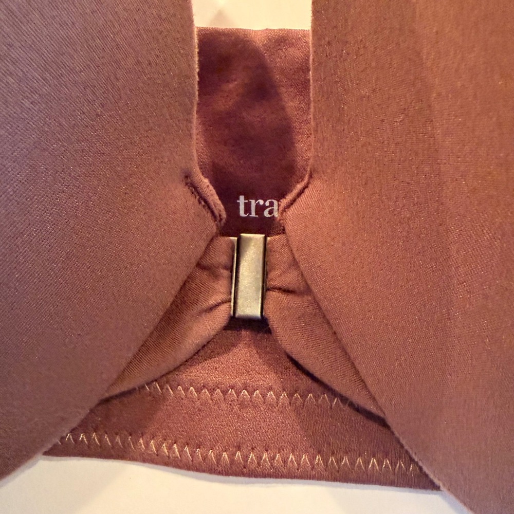 Front Close Underwire T-Shirt Bra 42DD NEW Brown Molded‎ Cups Adjustable Straps - Picture 4 of 12